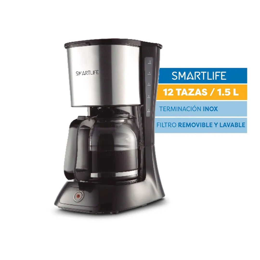 SMARTLIFE CAFETERA DE FILTRO 12 TAZAS SL-CM9402