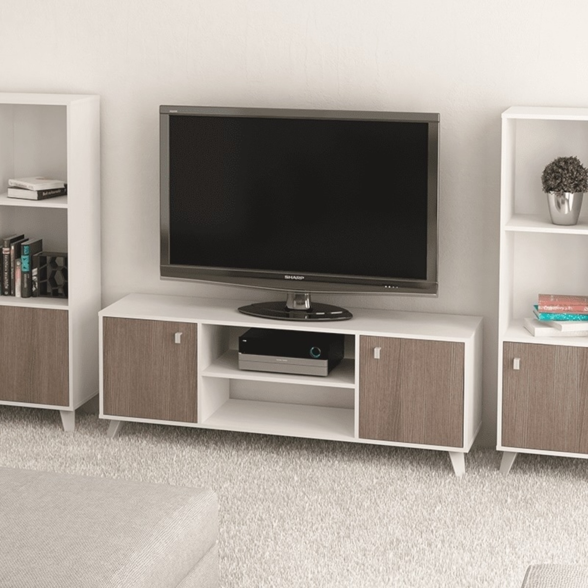 DIELFE RACK PARA TV LINEA ESCANDINAVA - Imagen 8