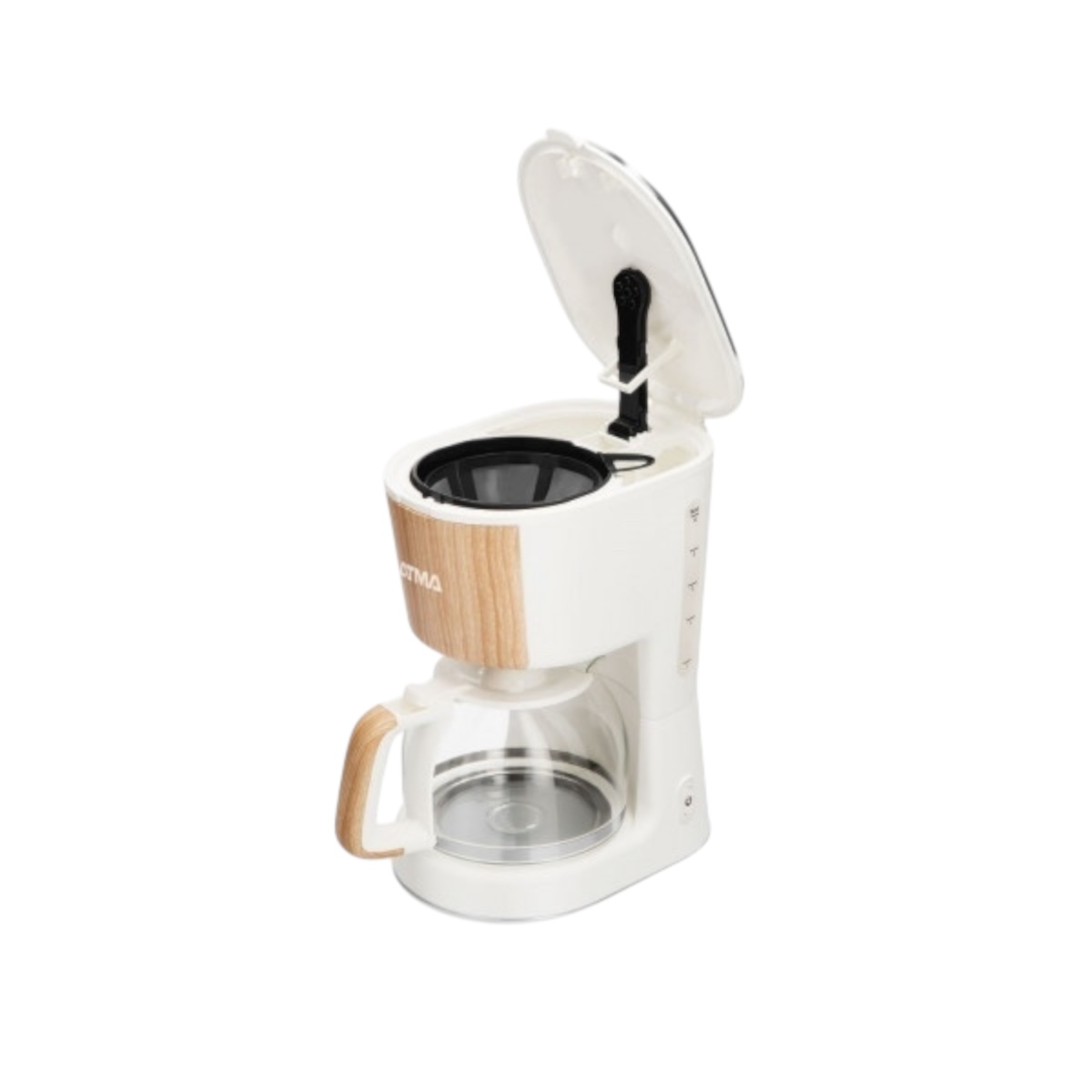 CAFETERA DE FILTRO SÍMIL MADERA 1.25LTS 900W ATMA - Imagen 5