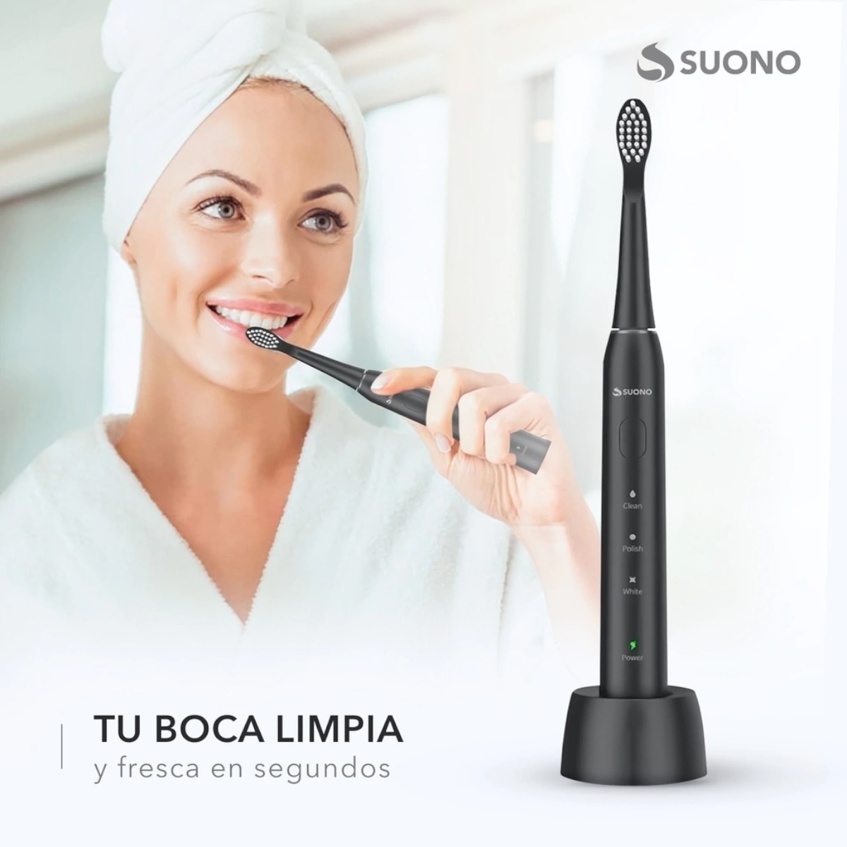 SUONO CEPILLO DENTAL ELÉCTRICO RECARGABLE - Imagen 7