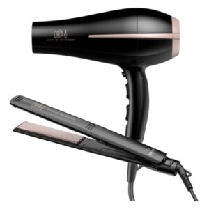 COMBO GAMA SECADOR ELEGANCE BORA + PLANCHITA ELEGANCHE CHIA