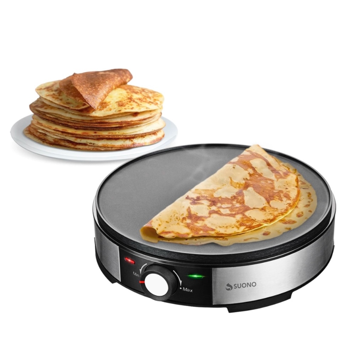 SUONO PANQUEQUERA REGULABLE 1200W ACERO - Imagen 2