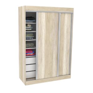 VESTIDOR 2 PUERTAS CORREDIZAS 1.40X2.00Mts 520-HE CORSA