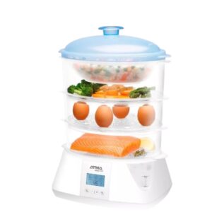 VAPORERA CON 3 BANDEJAS Y PANEL DIGITAL 900W ATMA