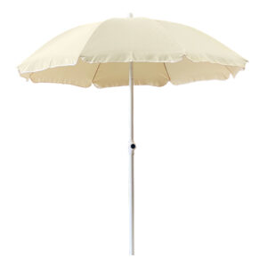 SOMBRILLA PARASOL 1,80 MT CAÑO ACERO POLIÉSTER BEIGE UTILE
