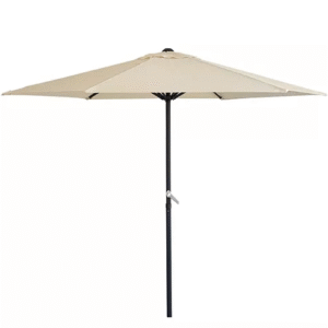 SOMBRILLA PARASOL 2,40 MT CAÑO ACERO POLIÉSTER BEIGE UTILE