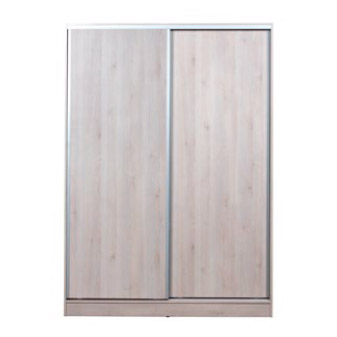 Placard Ricchezze MURANO 1.40 2 Puertas Corredizas (sin espejos)-Pino Blanco