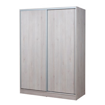 Placard Ricchezze MURANO 1.40 2 Puertas Corredizas (sin espejos)-Pino Blanco - Imagen 2