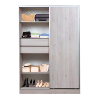 Placard Ricchezze MURANO 1.40 2 Puertas Corredizas (sin espejos)-Pino Blanco - Imagen 3