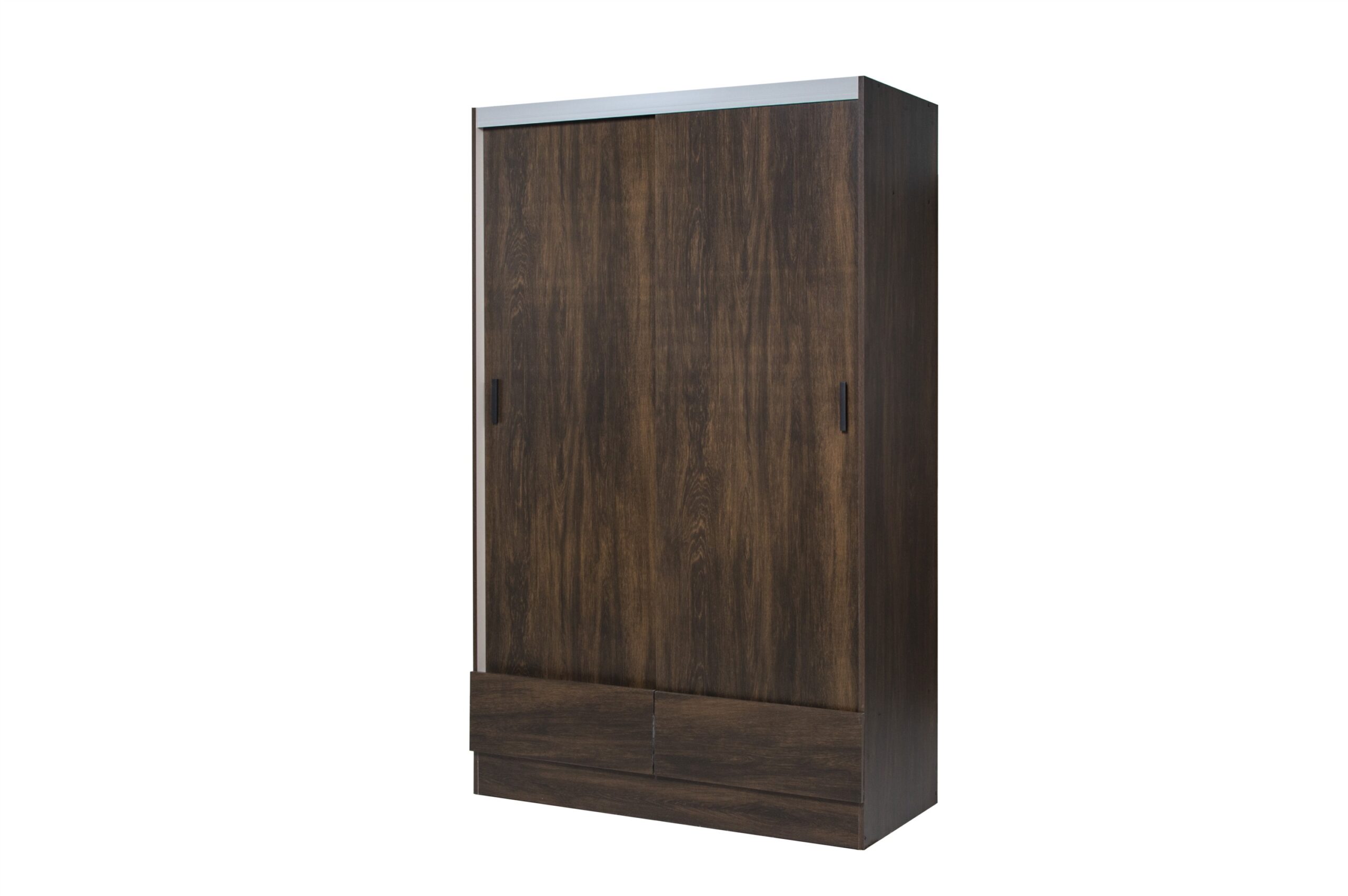 Placard Tana Più 2 Puertas Corredizas Caffé - En Caja para Armar - Imagen 3