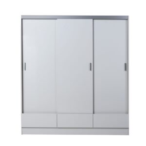 Placard Tana Più 3 Puertas Corredizas Blanco - En Caja para Armar