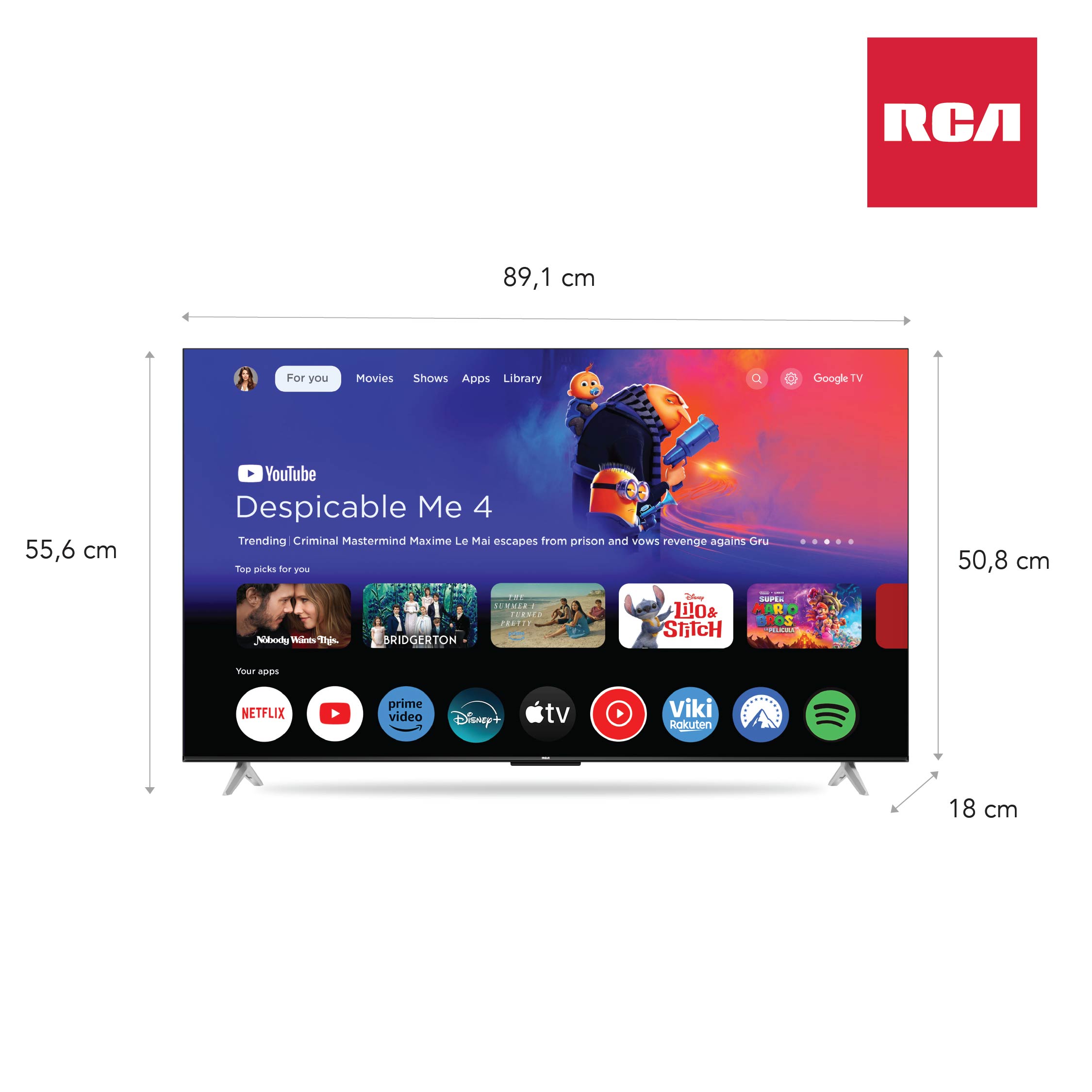 Smart Tv RCA 40" - C40GL100 - Imagen 2